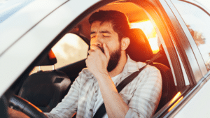 Car accident Lawyer Law firm. Drowsy Driving. Falling asleep at the wheel. Connecticut car accident lawyer.